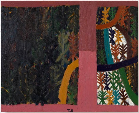 Tal R, Pink Road Through Forest (december), 2018 , VNH Gallery
