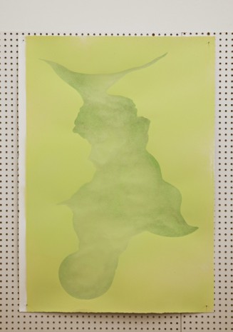 Lucy Coggle, Janus drawing (green 2), 2012, ChertLüdde