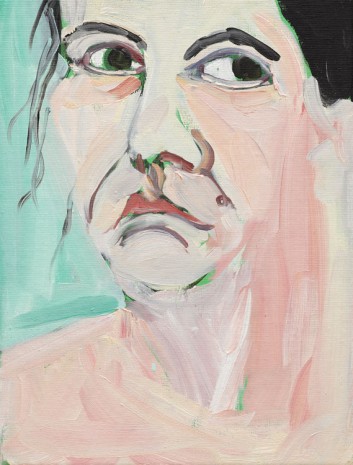 Chantal Joffe, Self-Portrait I, October, 2018 , Victoria Miro