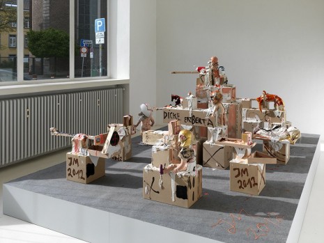 Jonathan Meese, STOSSTRUPPI 'GEILUSSYS', ERZMEESI DER LOLLYTAWAFFEN (OHNE FALSCH). ÜPPIGST, WIE SAU DE GEILUMATUSSYS, 2012, Sies + Höke Galerie