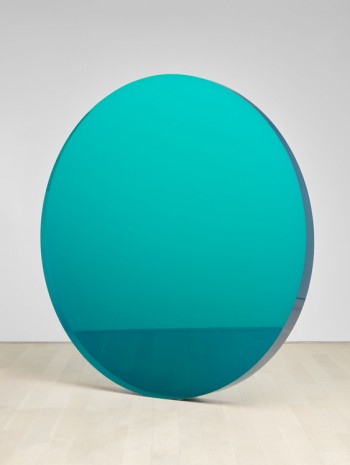De Wain Valentine, Circle Blue Green, 1972, casted in 2019 , Almine Rech