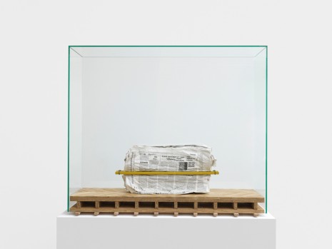 Mark Manders, Composition with Two Yellow Horizontals, 2005-19, Tanya Bonakdar Gallery