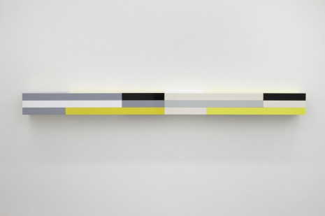 Liam Gillick, Rescinded Wall Unit (Yellow), 2012, Casey Kaplan