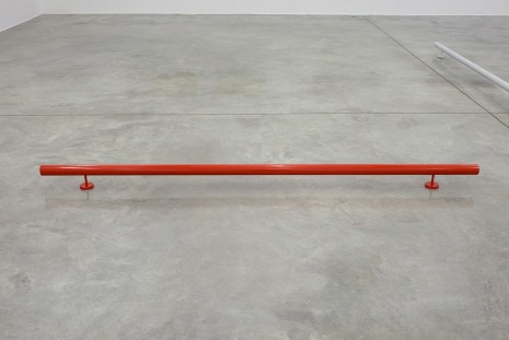 Liam Gillick, Singular Roundrail (Red), 2012, Casey Kaplan