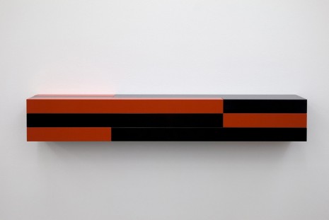 Liam Gillick, Resistant Wall Unit (Red, Black), 2012, Casey Kaplan