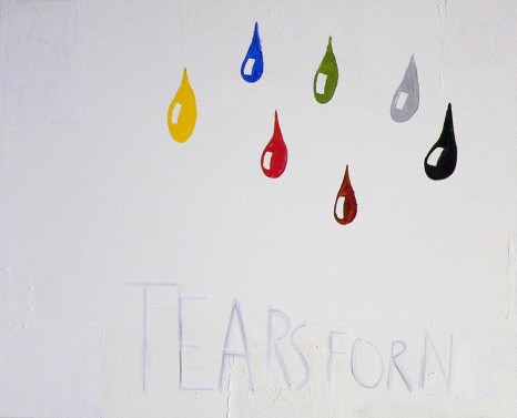 Walter Swennen, Tears for N, 2011, aliceday