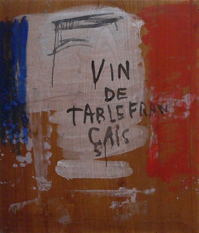 Walter Swennen, Vin de table français, 2011, aliceday