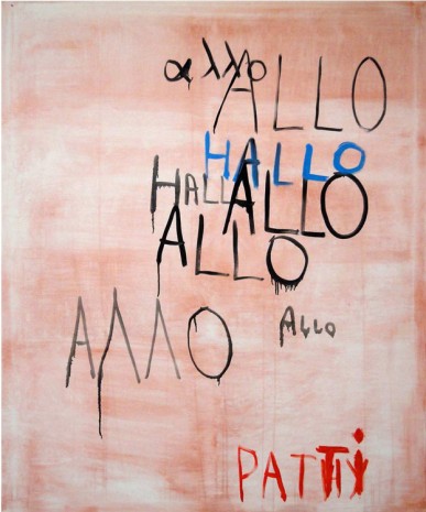 Walter Swennen, Allo Patti, 2011, aliceday
