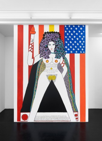 Dorothy Iannone, The Statue of Liberty, 2019, Peres Projects