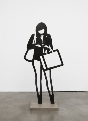 Julian Opie, Two bags., 2019 , Lisson Gallery