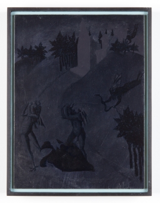 Victor Man, Untitled (after Sassetta, St. Anthony the Hermit Tortured by the Devils), 2010-11, Blum & Poe
