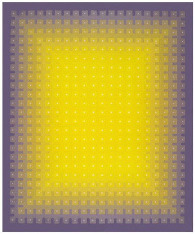 Julian Stańczak, Gaining Yellow, 1987, The Mayor Gallery