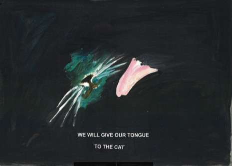 Laure Prouvost, We will give our tongue to the cat, 2018 , Galerie Nathalie Obadia