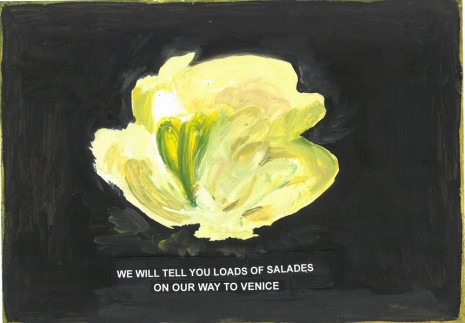 Laure Prouvost, We will tell you loads of Salades on our way to Venice, 2018 , Galerie Nathalie Obadia