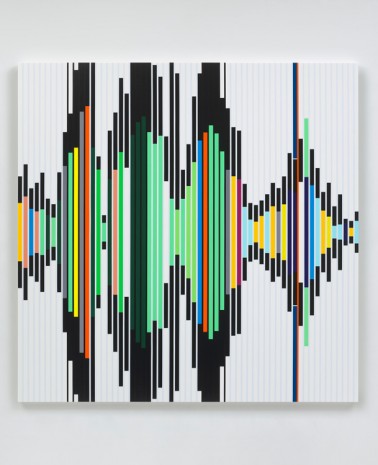 Sarah Morris, Reality is its own Ideology [Sound Graph], 2019 , White Cube
