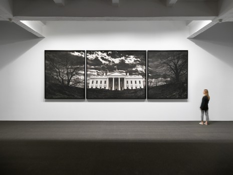 Robert Longo, Untitled (White House), 2019 , Metro Pictures