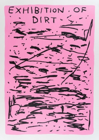 David Shrigley, Untitled (Exhibition of Dirt), 2019 , Anton Kern Gallery