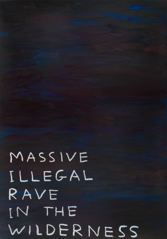 David Shrigley, Untitled (Massive Illegal Rave), 2019 , Anton Kern Gallery