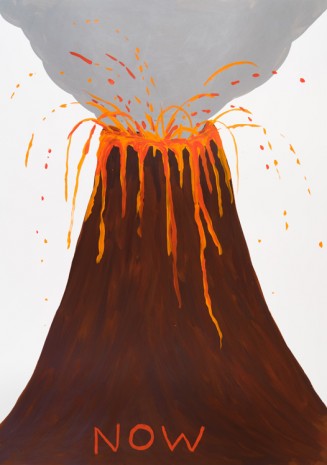 David Shrigley, Untitled (Now Volcano), 2019 , Anton Kern Gallery