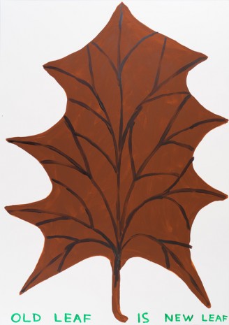 David Shrigley, Untitled (Old Leaf is new leaf), 2019 , Anton Kern Gallery