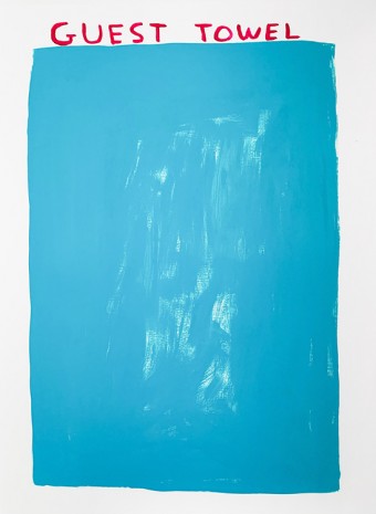 David Shrigley, Untitled (Guest Towel), 2019 , Anton Kern Gallery