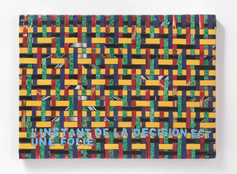 Adel Abdessemed, Cocorico painting, L’instant de la decision est une folie, 2017-2018 , Dvir Gallery