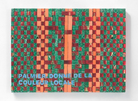 Adel Abdessemed, Cocorico painting, Palmier. Donne de la couleur locale, 2017-2018 , Dvir Gallery