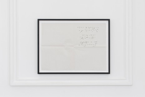 Latifa Echakhch, Noises and missing words, 2018, Dvir Gallery