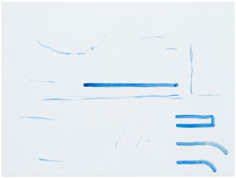 Michael Krebber, ohne Titel (Wirklichkeit erschlägt Kunst) 11, 2019 , Galerie Buchholz