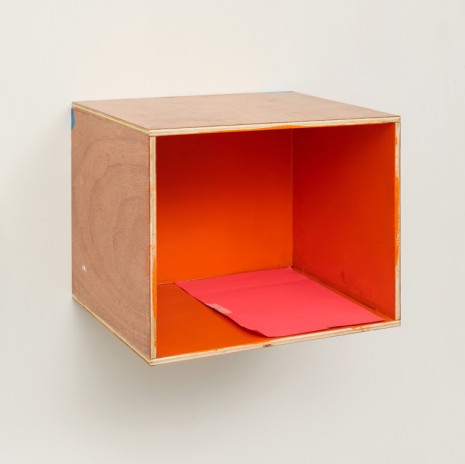 Henrik Olesen, Festival of the Unconscious: Orange Wall, 2019 , Galerie Buchholz