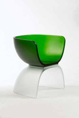 Marc Newson, Green Glass Chair, 2017 , Gagosian