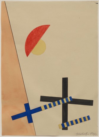 László Moholy-Nagy, Collage mit 2 Kreuzen (Collage with 2 Crosses), 1922 , Hauser & Wirth