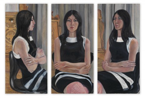 Sylvia Sleigh, Sylvia Castro Cid (Triptych), 1966 , Hauser & Wirth Somerset