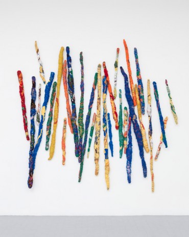 Sheila Hicks, Pigment Sticks, 2014 - 2015 , Hauser & Wirth Somerset