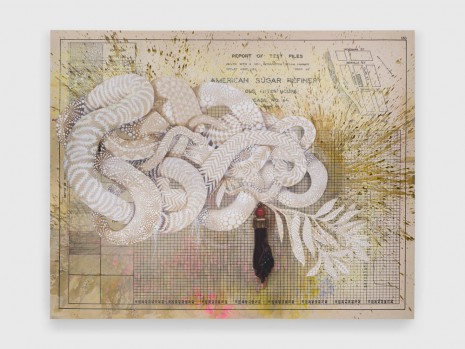 Firelei Báez, Tignon for Ayda Weddo (or that which a center can not hold), 2019, James Cohan Gallery