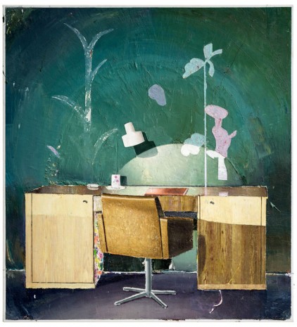 Matthias Weischer, Desk, 2019 , König Galerie
