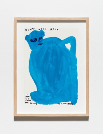 David Shrigley, Untitled (Don't Look Back) (2019), , Galleri Nicolai Wallner