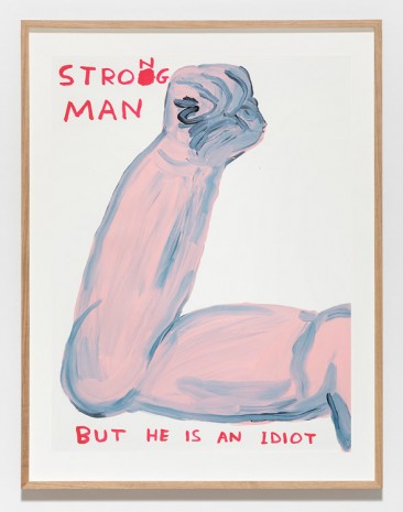 David Shrigley, Untitled (Strong Man) (2019) , , Galleri Nicolai Wallner