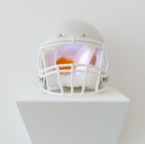Chihiro Mori, Helmet-freezer (Bread and Orange), 2018 , Blum & Poe