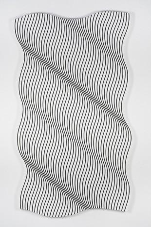 Philippe Decrauzat, Vertical Wave 02, 2011, Elizabeth Dee