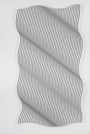 Philippe Decrauzat, Vertical Wave 05, 2012, Elizabeth Dee