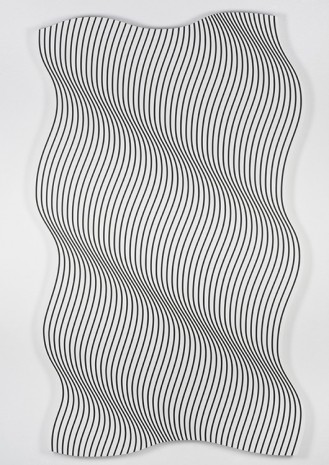 Philippe Decrauzat, Vertical Wave A, 2012, Elizabeth Dee