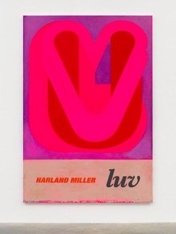 Harland Miller, LUV 2, 2019 , White Cube