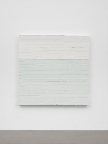 Jason Martin, Jason Martin Untitled (Zinc white / Scheveningen blue), 2018 , Lisson Gallery