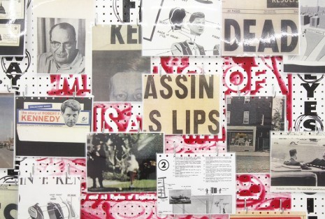 Allen Ruppersberg, Who Killed The Kennedys ? (detail), 2012, Galerie Micheline Szwajcer (closed)