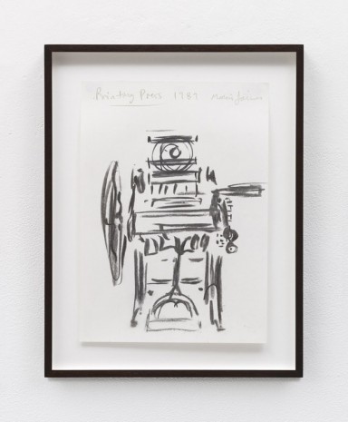 Merlin James, Printing Press, 1989 , Kerlin Gallery