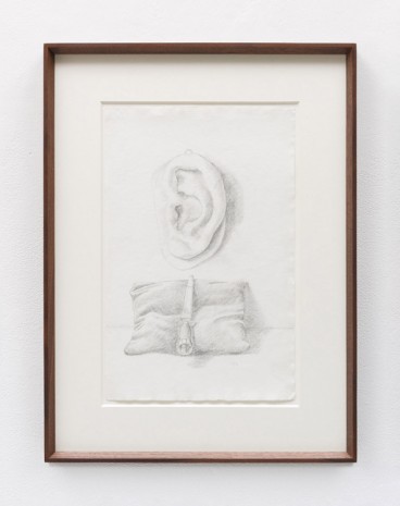 Stephen McKenna , Still life with sculpture of ear and cushion with sword, 1978 , Kerlin Gallery