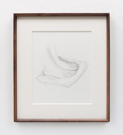 Stephen McKenna , Study of feet on cushion, 1979 , Kerlin Gallery