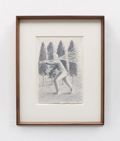 Stephen McKenna , Male figure holding branch of tree and scythe, 2007 , Kerlin Gallery