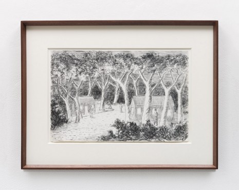 Stephen McKenna , Night-scene with figures and trees, 2002 , Kerlin Gallery